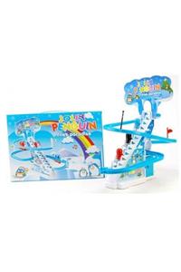 Can Toys Pilli Sesli Hareketli Kaydırak Penguen Seti