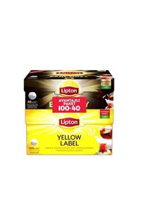 Lipton Yellow Label 100 Ad*3,2 gr Demlik Poşet Çay 40 Ad *3,2 gr Earl Grey Demlik Poşet Çay