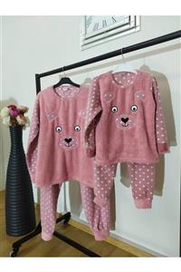 Irmak kids Anne Kız Polar Pijama Takım