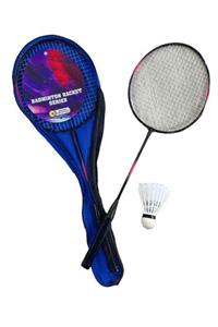 Liggo Unisex Mavi Çantalı Badminton Raketi Seti 9303