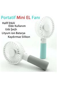 SudoCheap Saywin Mini Portatif El Fanı Taşınabilir Vantilatör Usb Şarjlı Renk Gri