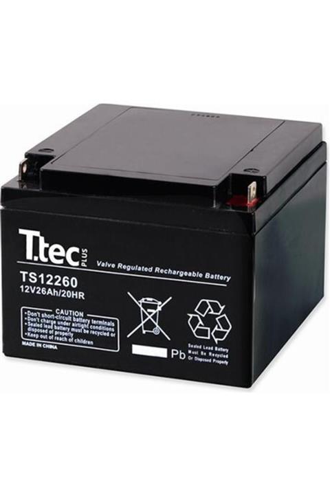 TTEC PLUS Ttec 12v 26a Bakımsız Kuru Akü