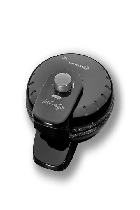 KORKMAZ Siyah Mia Waffle Makinası A319-05
