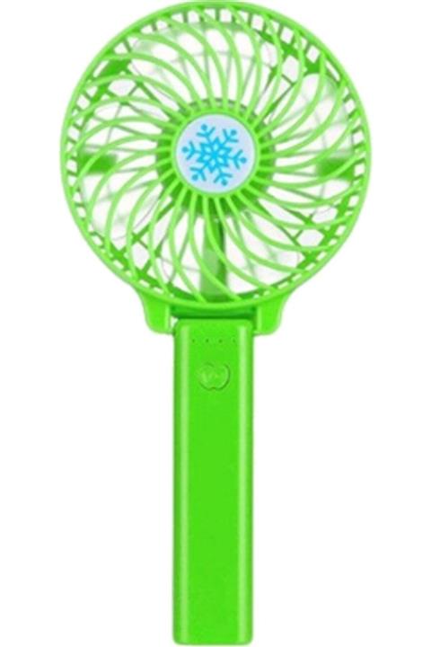 Vegetti Şarjlı Katlanabilir Usb Mini Taşınabilir Vantilatör Yeşil