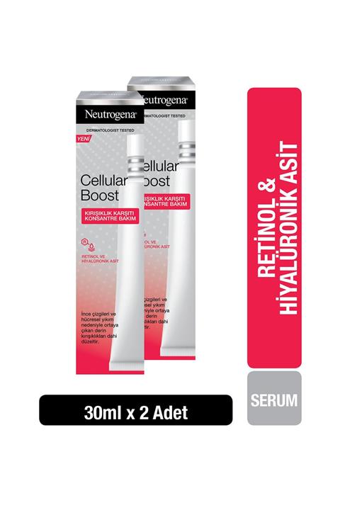 Neutrogena Cellular Boost Kırışıklık Karşıtı Konsantre Bakım 30mlx 2 Adet