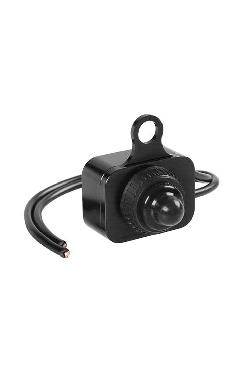 Lampa Siyah Aluminyum Su Geçirmez Motosiklet Açma Kapama Düğmesi 12V 90463