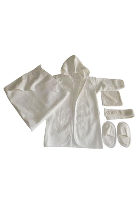 incilibaby Bebek Bornoz Havlu Takımı