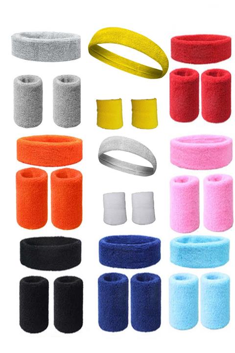 beng Yoga Fitness Sporcu Havlu El Bilekliği 9 Renk 9 Takım