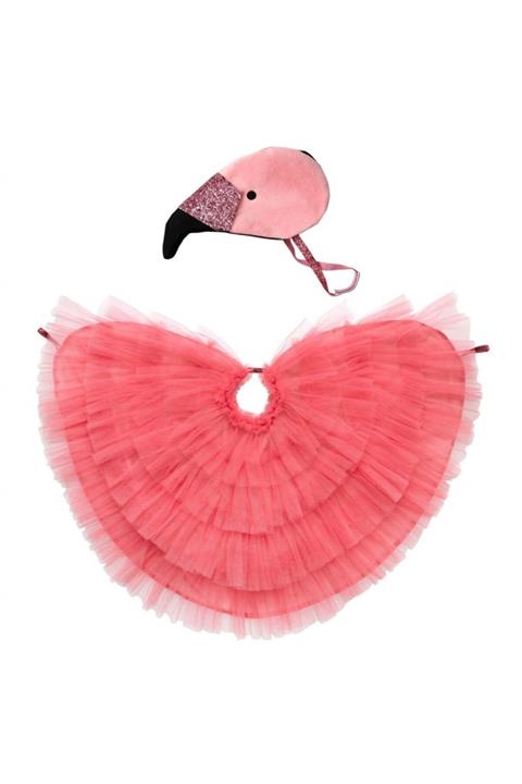 Meri Meri Flamingo Pelerin Elbise
