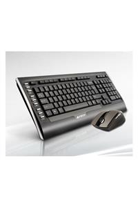 A4 Tech Siyah A4-tech 9300f Türkçe Q Kablosuz Klavye Mouse Set