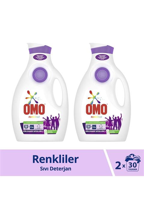 Omo Sıvı Deterjan Color 1950 ml - 2'li Paket