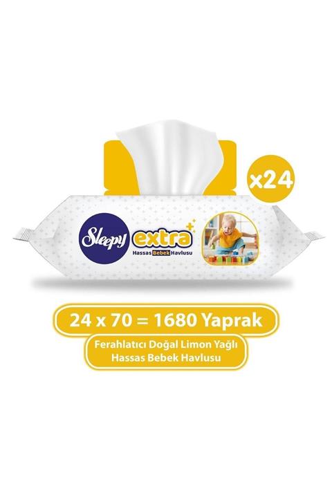Sleepy Extra Islak Havlu 24x70