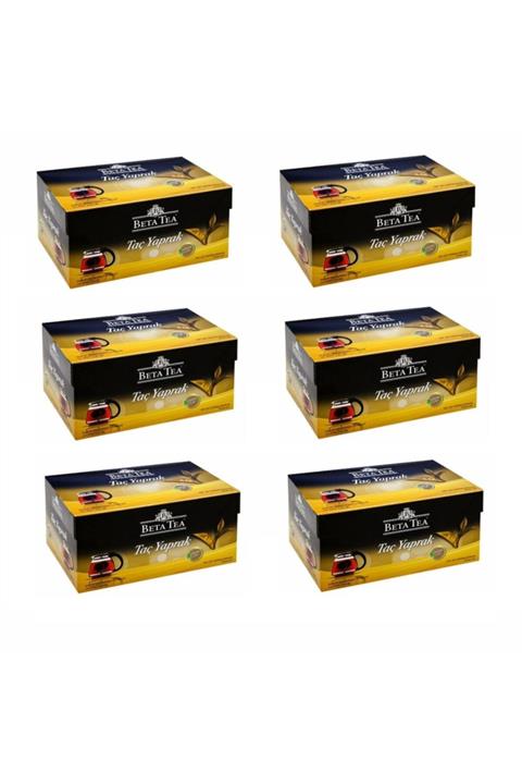 Beta Tea Taç Yaprak Demlik Poşet Çay 100*3.2grx6adet