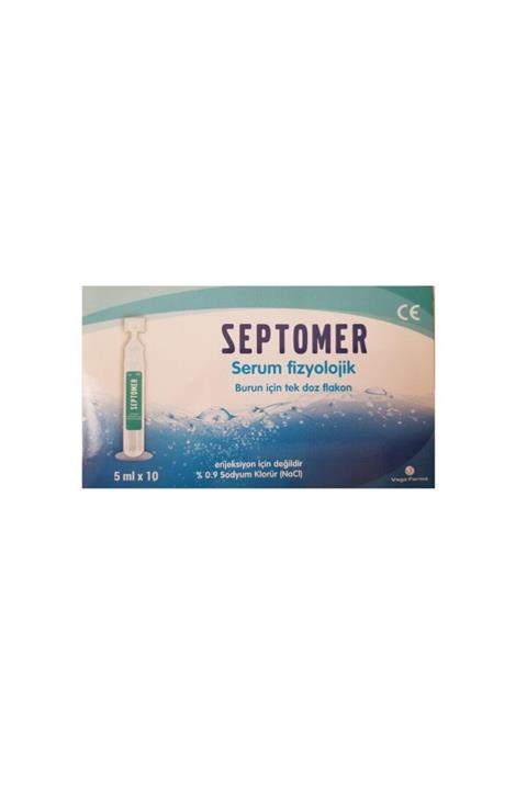 Septomer Serum Fizyolojik 5 ml 10 Flakon
