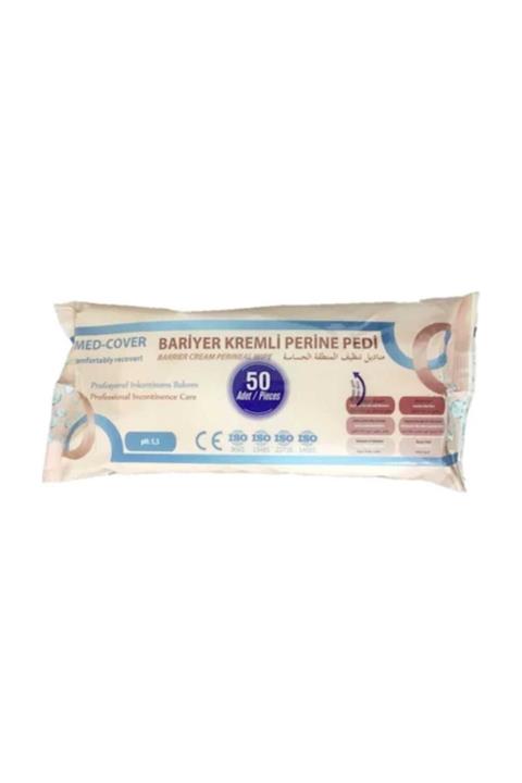 Medcover Bariyer Kremli Vücut Bakım Ped 50'li Mendil