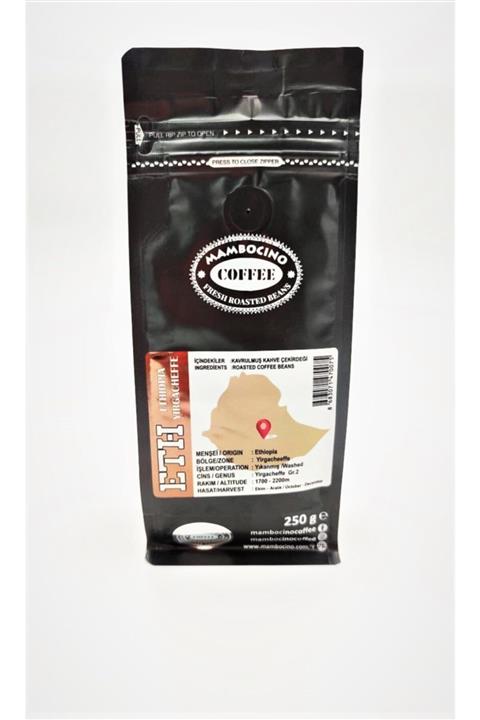 Mambocino Eth Ethıopıa Yırgacheffe Kavrulmuş Çekirdek Kahve 250g