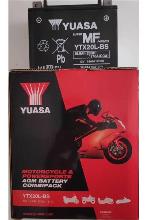 Yuasa Bosch H-davidson 1690 Fls (softail) Fxs 12 17 Ytx20l-bs Akü M6023