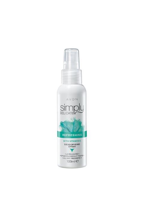 AVON Simply Delicate Refreshing Hijyenik Bölge Için E Vitamini Içeren Sprey 100 Ml