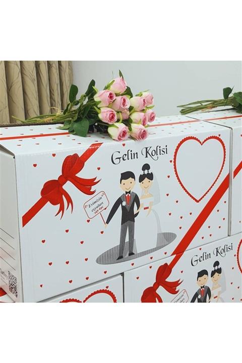 bazaragel Çeyizim Çeyiz Kolisi (10 ADET) Yenilendi (DAHA KALIN HALE GETİRİLDİ) (BASKILAR TAM NET)