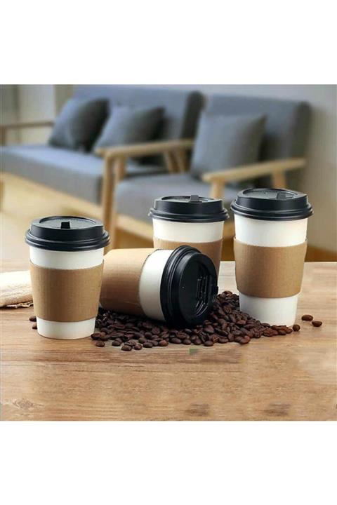 goncay Lbt80ssb 8oz Sıcak Kapak 2,7gr Siyah 100lü X 3 Paket