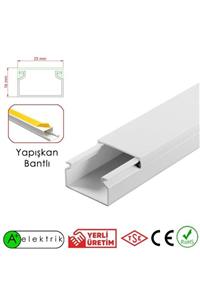 A Plus Elektrik 25x16 Mm Beyaz 84x2m=168m Yapışkan Bantlı Kablo Kanalı