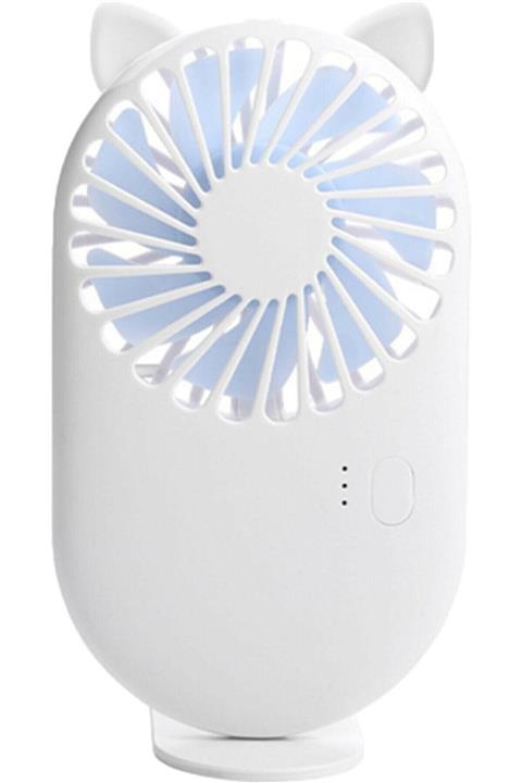 Retro Aksesuar Kedicik Modeli Şarjlı Pc Laptop Vantilatör