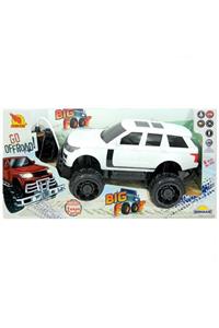 Sunman Oyuncak 1:14 Uzaktan Kumandalı Araba Big Foot Usb Şarjlı Jeep 34 cm Işıklı S01040012