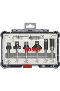 Bosch Freze Seti 6 Parça Karışık 8 Mm (pro) 2607017469