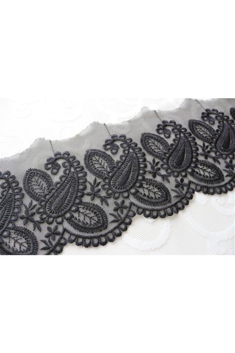 SHERLOCK HOME Güpür Siyah 12002 5 Metre