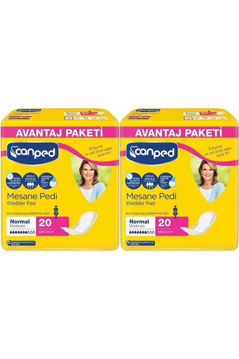 Canped Mesane Pedi Avantaj Paket Klasik M-orta Boy Normal 40 Adet