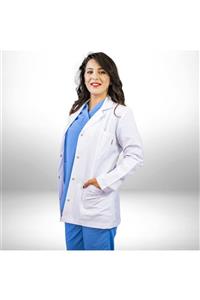 SEZA TEKSTİL Gömlek Yaka Ceket Boy Doktor/hemşire/öğretmen Lab. Önlüğü