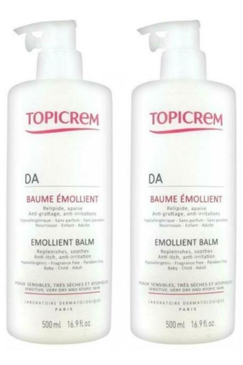 Topicrem Da Emollient Balm 500 ml 2 Adet