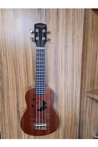 PUKA Konservatuar Soprano Ukulele Maun Ağacı+kılıf+pena