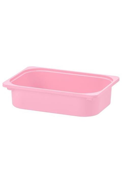 IKEA Çocuk Odası Düzenleme,saklama Kutusu Meridyendukkan Pembe Renk 42x30x10 Cm Raf Ünitesi Kutusu