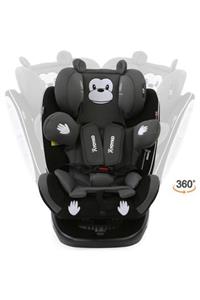 YOYKO Monkey 360 ° Dönebilir Yatabilir 0-36 Kg Oto Koltuğu Isofıx/sıp/latch - Gri