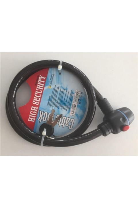 Peak Bisiklet Motor Kilidi Halatlı Kalın Anahtarlı Kilit 15 X 1000 Mm