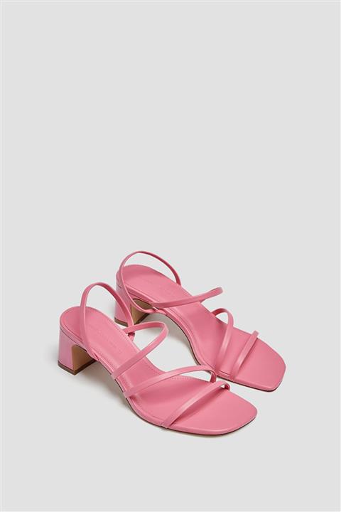 Pull & Bear Bantlı Yüksek Topuklu Sandalet