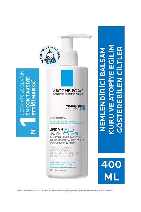La Roche Posay La Roche-Posay Lipikar Baume Ap+M Çok Kuru Ciltler 400 ml