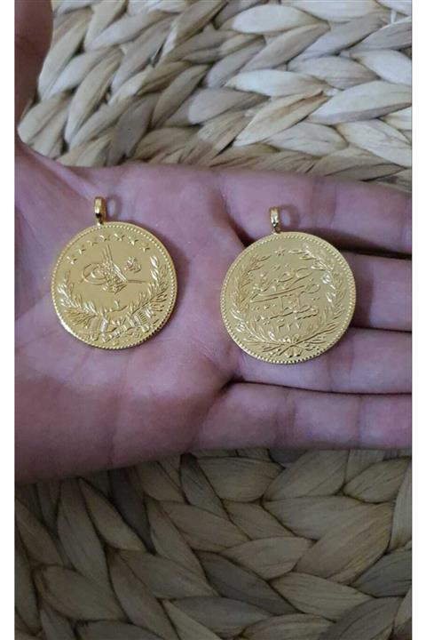 siringoldimitasyon Şirin Gold 22 Ayar Altın Kaplama Takı Kolye Ucu Beşibirlik Resat