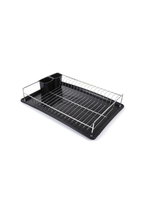 Dekohome Tek Katlı Metal Yonca Tabaklık Bulaşıklık