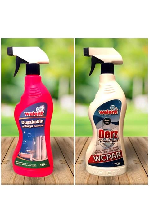 Walent Duşakabin &derz Temizleyici 750ml 2 Adet