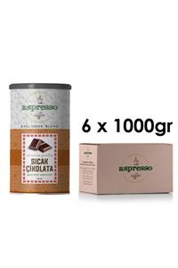 Aspresso Sıcak Çikolata 1000 gr X 6 Adet