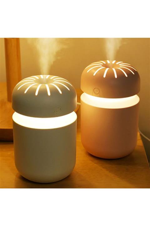 Ally Mobile Ezere T8 300ml Mini Humidifier Araç-ev Hava Nemlendirme Cihazı Led Işıklı