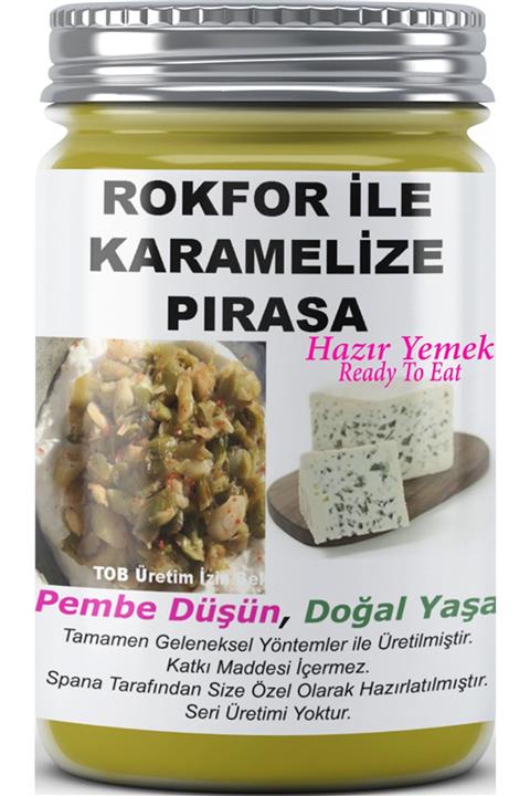 SPANA Rokfor Ile Karamelize Pırasa Ev Yapımı Katkısız 330 gr