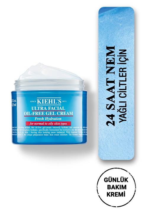 Kiehl's Ultra Facial Oil-free Yağlı Ciltler Için 24 Saat Nemlendiren Gözenek Karşıtı Jel Krem 125 ml