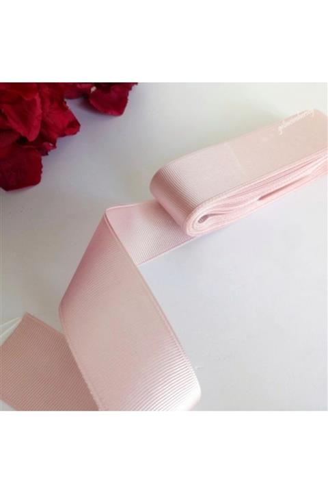 Gelincimherşey Pudra Süsleme Için Saten Grogren Kurdele 3 Cm Genişlik, Uzunluk 10 Mt