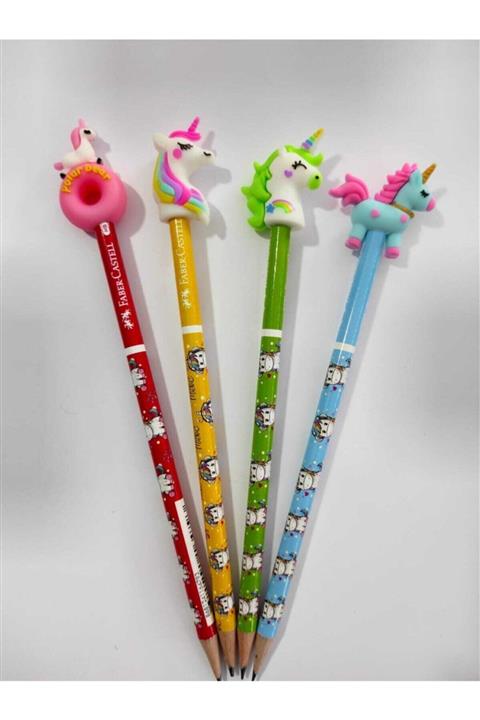 Faber Castell Unicorn Kurşun Kalem ve Kalem Başlığı Seti