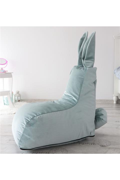 Minderium Bunnybean Çocuk Tavşan Koltuk Nil Yeşili