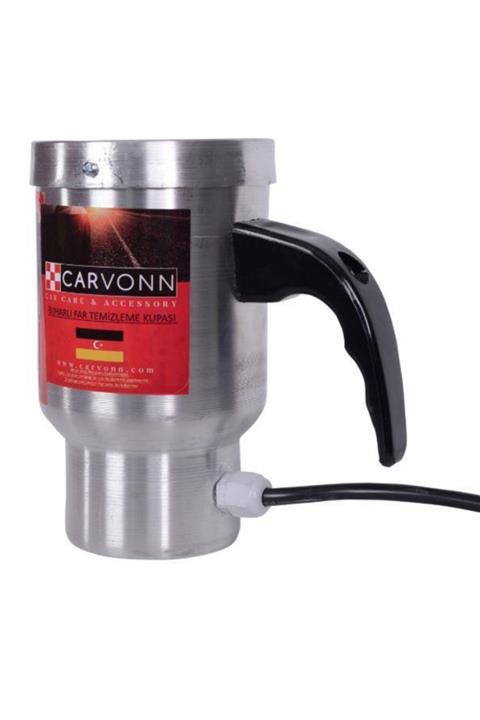 CARVONN Buharlı Far Temizleme Çaydanlık Kupa Alman Rezistanslı