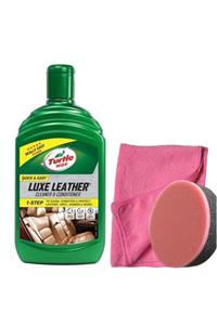 Turtle Wax Deri Temizleyici Ve Besleyici Krem 500 Ml + Mikrofiber Bez+ Cila Sünger